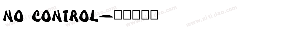 No Control字体转换